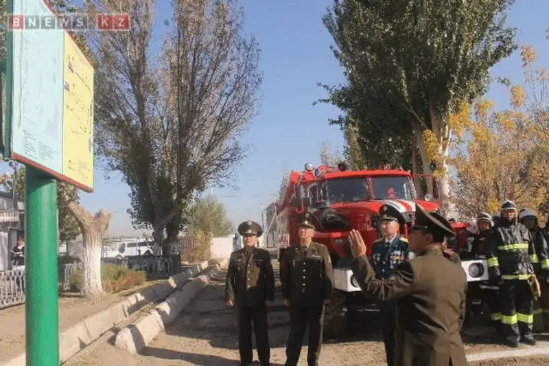 В Кызылорде у пожарных появилась площадка для экстремальных тренировок (фото), фото - Новости Zakon.kz от 26.10.2013 22:46