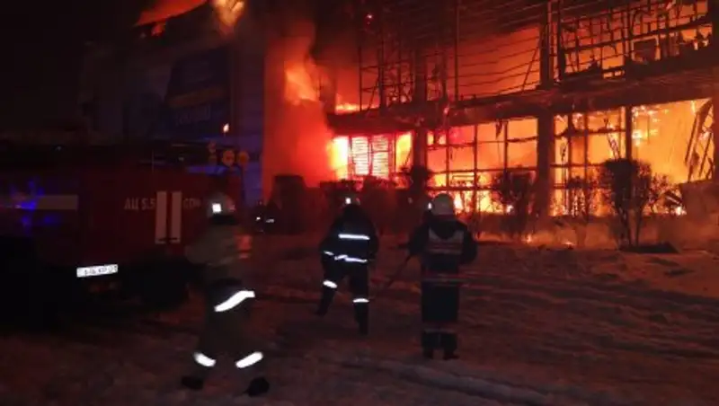 В Астане горел офис "Хайвилл Казахстан"