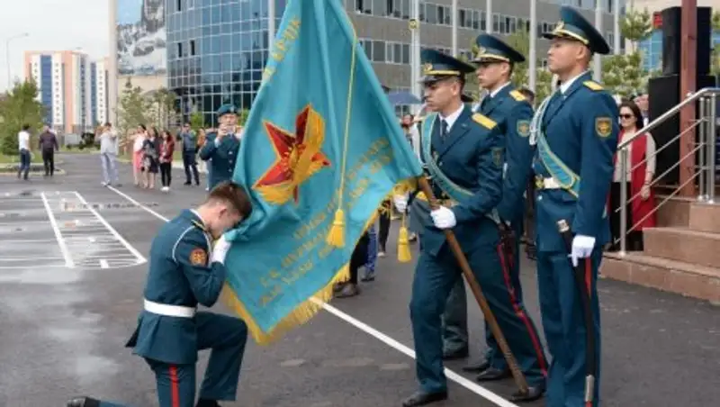 500-ге жуы&#1179; &#1201;лан «Жас &#1201;лан» республикалы&#1179; &#1241;скери мектептеріні&#1187; т&#1241;рбиеленушілері атанды