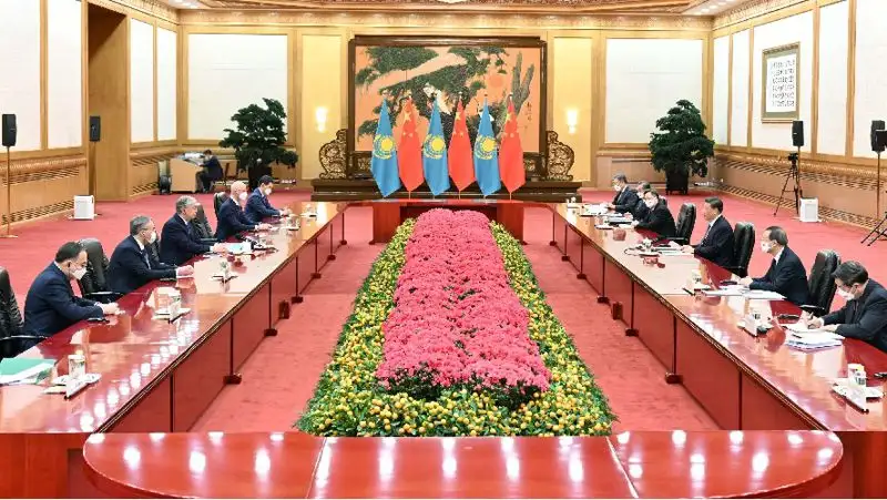 переговоры с председателем КНР, фото - Новости Zakon.kz от 05.02.2022 12:18