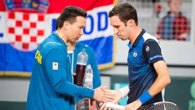 Михаил Кукушкин принес первое очко сборной Казахстана по теннису