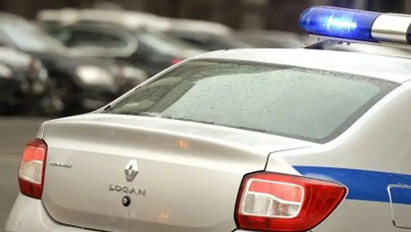 Полицейская автомашина попала в крупное ДТП в Алматы