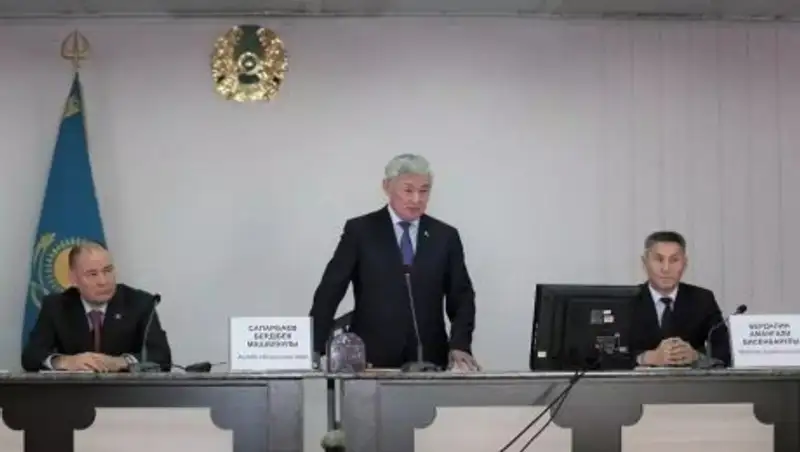 Бердыбек Сапарбаев проинспектировал ход реализации проекта «Халық қауіпсіздігін қамтамасыз ету»
