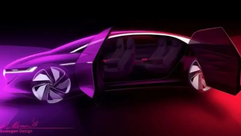 Volkswagen показал новый электрокар I.D. Vizzion Concept