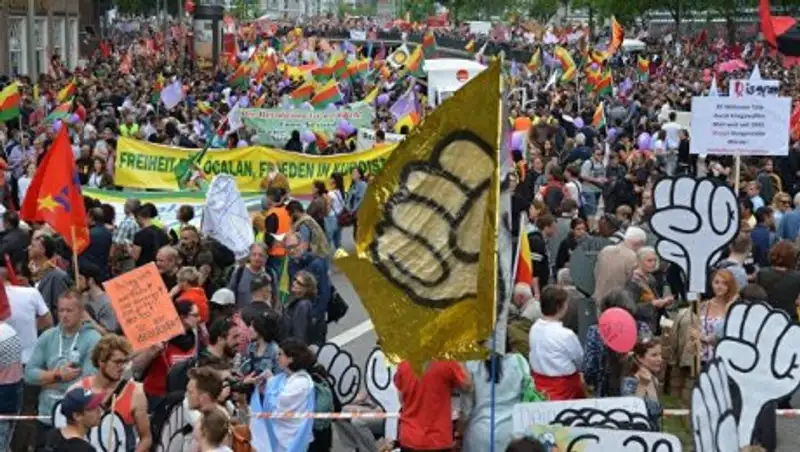 В беспорядках в Гамбурге замечены активисты из Казахстана