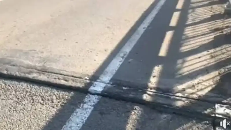 "Танцующий мост" в Акмолинской области сняли на видео