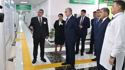 Посетил новую поликлинику села Сарыкемер, фото - Новости Zakon.kz от 03.02.2023 20:16