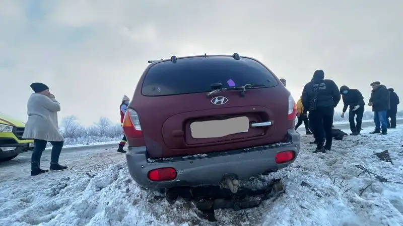 Лоб в лоб: ДТП на Западе Казахстана унесло жизни двух человек, фото - Новости Zakon.kz от 21.02.2023 16:05