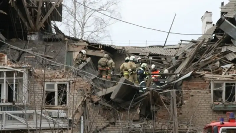 Взрыв газа разрушил жилой дом в Перми