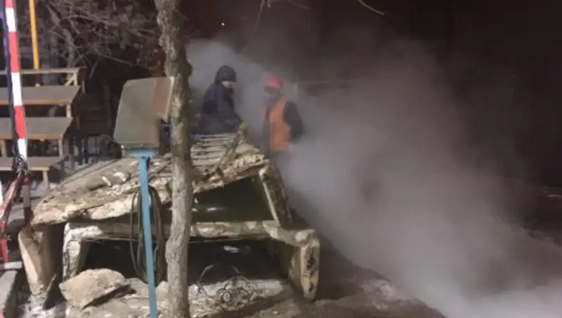 В дома алматинского микрорайона "Таугуль" возвращается тепло