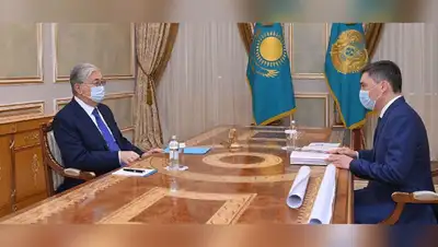 Касым-Жомарт Токаев, Олжас Бектенов, фото - Новости Zakon.kz от 04.03.2022 15:21