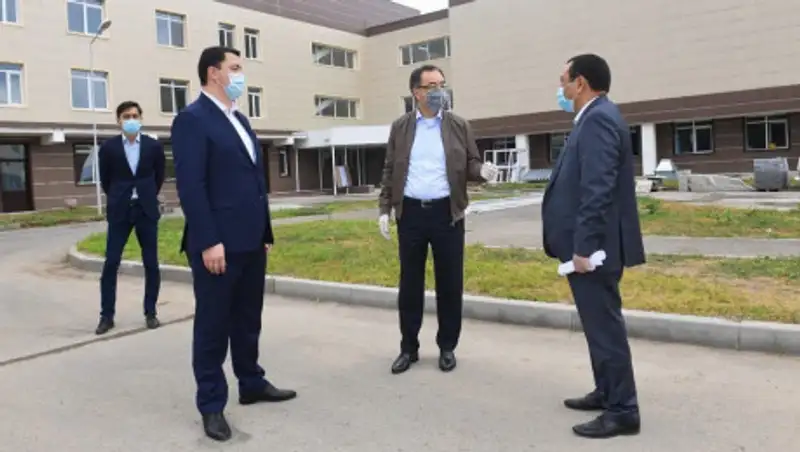 Сагинтаев ознакомился с ходом подготовки к открытию нового госпиталя