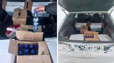 нелегальный алкоголь, фото - Новости Zakon.kz от 16.02.2023 20:41