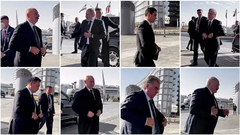 Появилось видео с кортежами глав государств СНГ