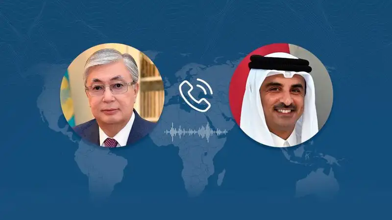 Токаев поздравил эмира Катара с великолепной организацией ЧМ по футболу