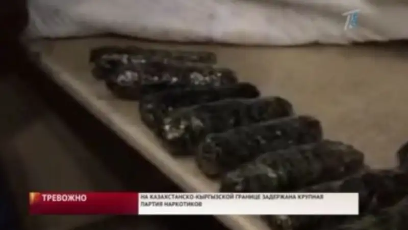 На казахстанско-кыргызской границе задержана крупная партия наркотиков