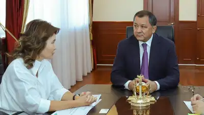 Глава Halyk встретилась с акимом Мангистауской области Нурланом Ногаевым, фото - Новости Zakon.kz от 08.09.2023 13:07