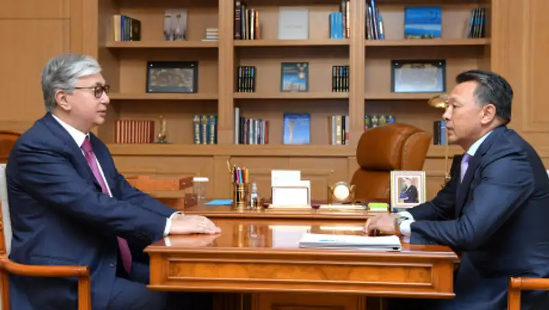 Касым-Жомарт Токаев принял руководителя "Қазақстан темір жолы"