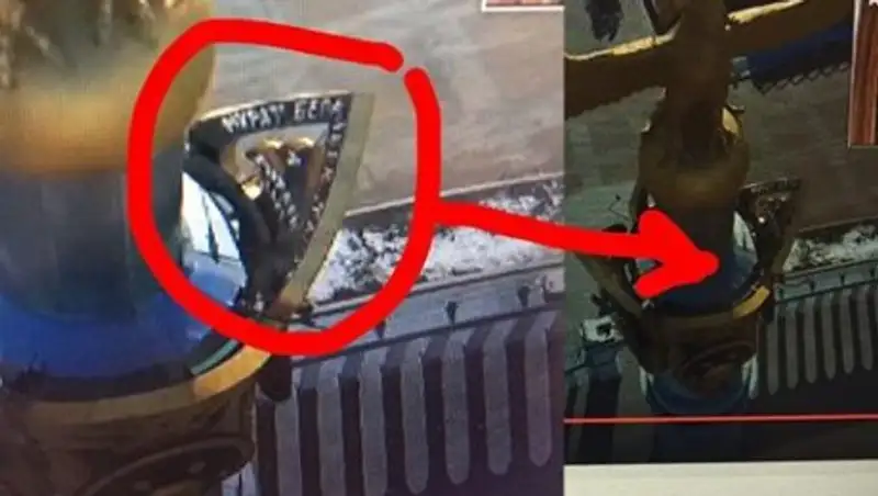 Вандалы "наследили" на верхушке монумента "&#1178;аза&#1179; елі"