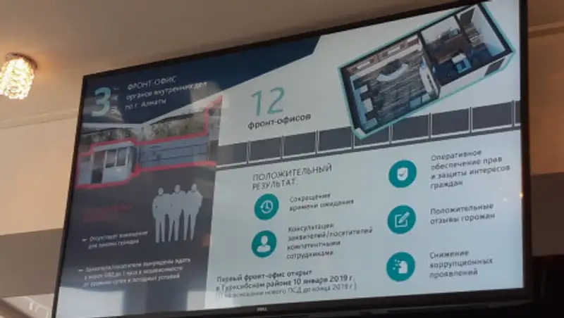 Во всех районных отделах полиции Алматы откроют современные фронт-офисы