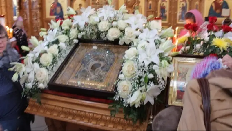 Как в Алматы встретили чудотворную Казанскую икону Божией Матери