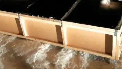  цинковый гроб в районе аэропорта Семея, фото - Новости Zakon.kz от 17.01.2023 15:59