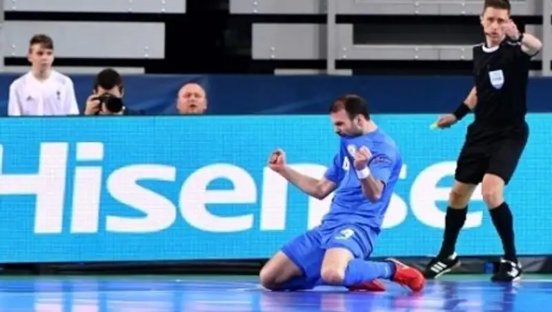 Сборная Казахстана по футзалу вышла в полуфинал ЕВРО-2018
