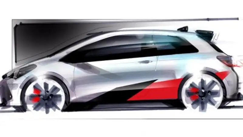 Первые наброски. Toyota показала эскиз хот-хэтча на базе Yaris