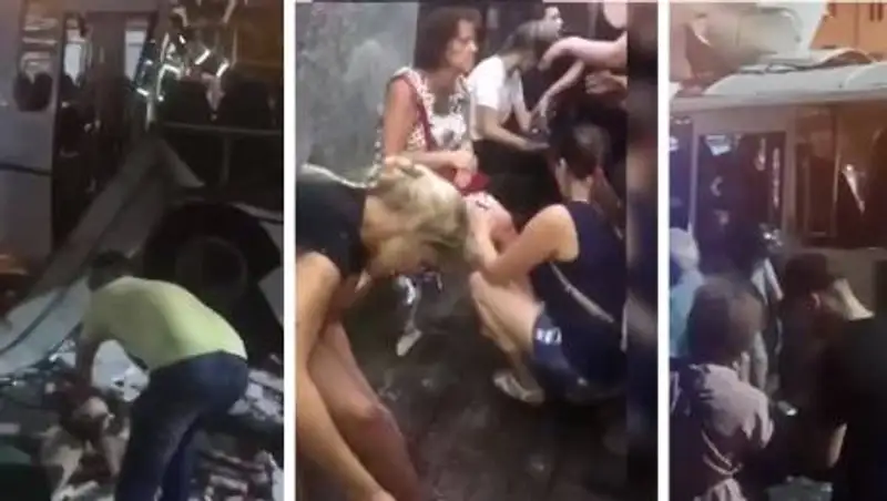 Автобус взорвался в центре Воронежа, есть пострадавшие