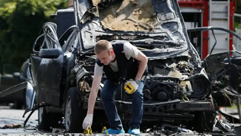 В Киеве рассказали о расследовании взрыва машины сотрудника разведки