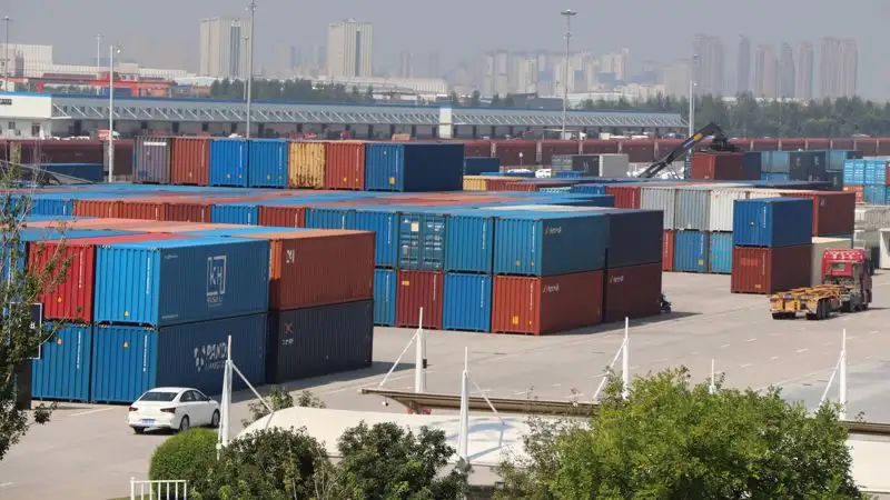 Китай Сиань сухой порт центры грузы, фото - Новости Zakon.kz от 07.09.2023 11:38