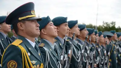 В Щучинске юные кадеты приняли присягу, фото - Новости Zakon.kz от 18.09.2023 18:25