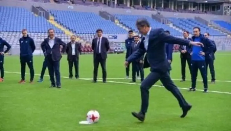 Исекешев поздравил футболистов «Астаны» с четвертым чемпионством