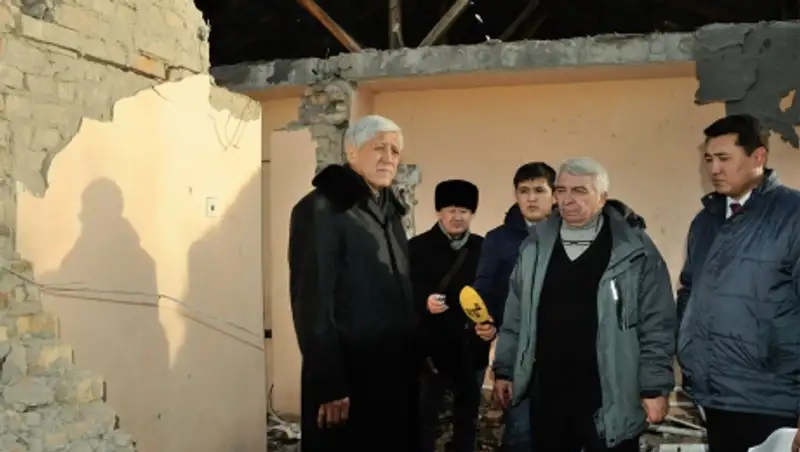 В Талдыкоргане подъезд, пострадавший в результате взрыва, будет заново построен