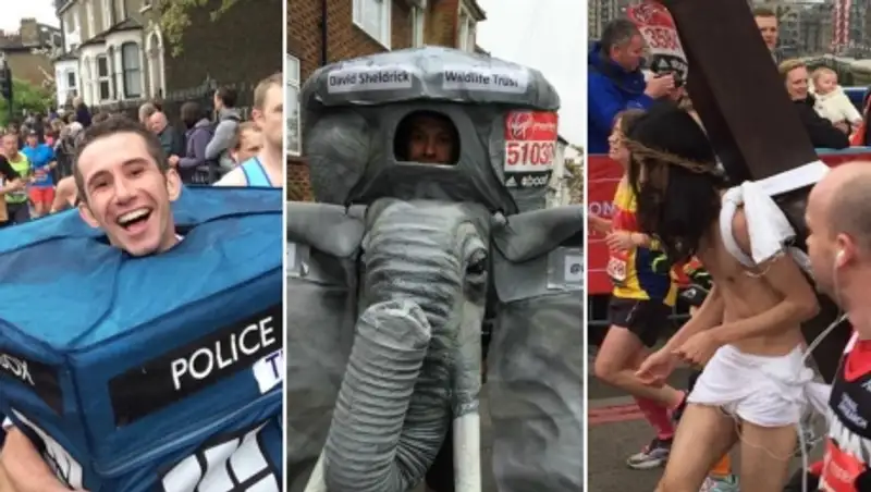 Buzzfeed собрал 17 адовых костюмов с лондонского марафона