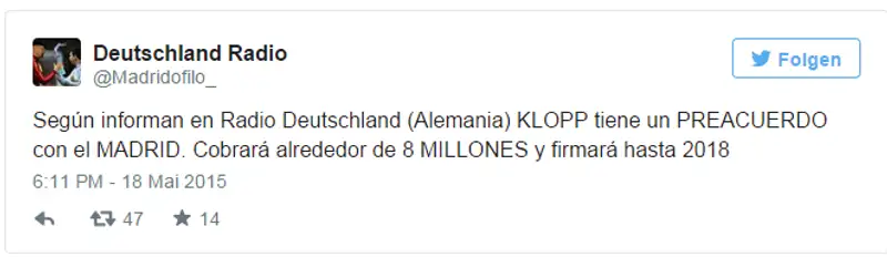 LE BUZZ story: Klopp & Real Madrid, фото - Новости Zakon.kz от 21.05.2015 00:28