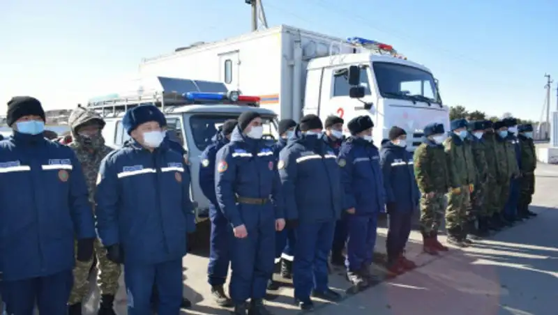 В паводкоопасные регионы Акмолинской области направляются дополнительные силы спасателей