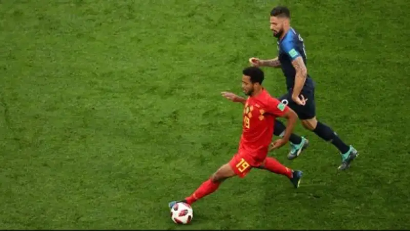 Франция - Бельгия: первый тайм позади