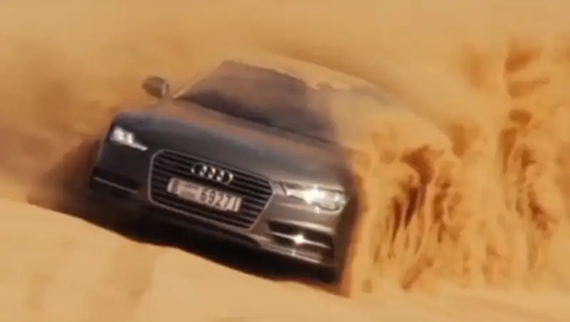 Audi A7 Sportback – покоритель дюн