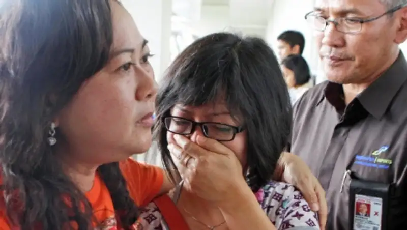 Семья из 10 человек опоздала на пропавший рейс Air Asia