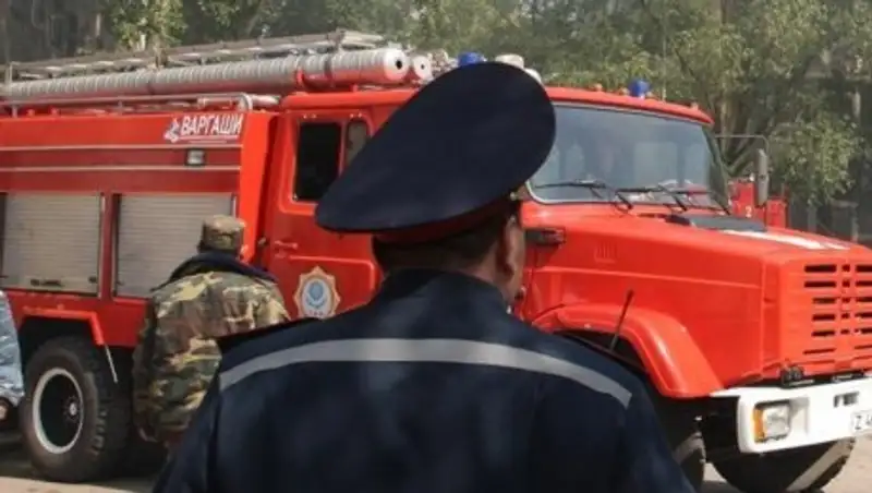 Пожар произошел в ЖК «Сезам» в Астане