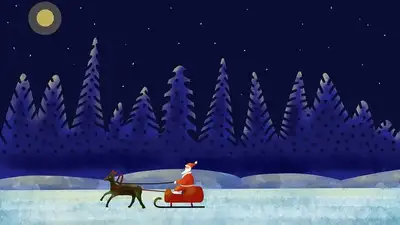 С какой скоростью передвигался бы Санта на своих оленях?