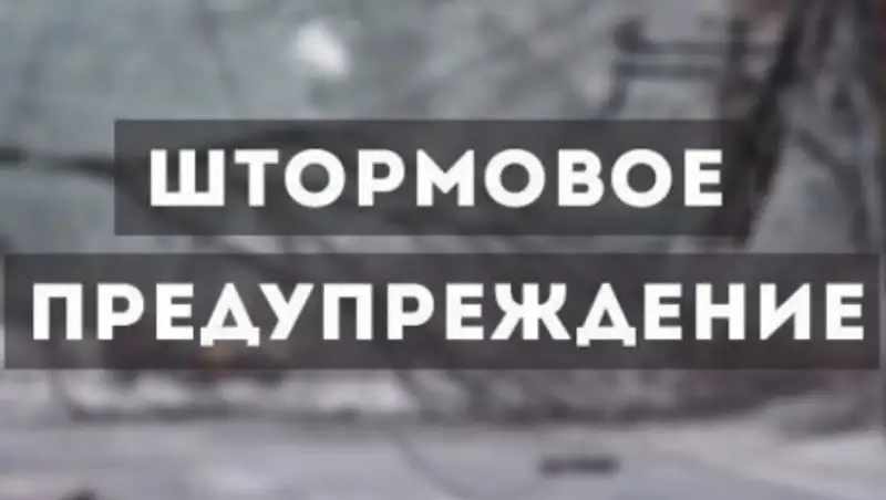 В 11 регионах Казахстана объявлено штормовое предупреждение
