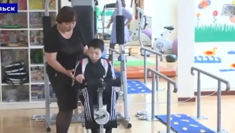 В поликлинике Уральска открыли отделение реабилитации для больных ДЦП