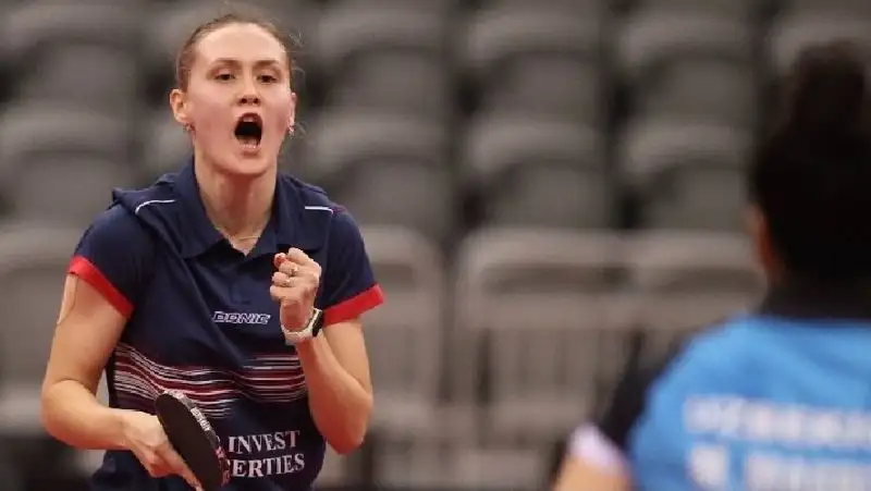 Казахстанка помогла своей команде на чемпионате по настольному теннису в Германии