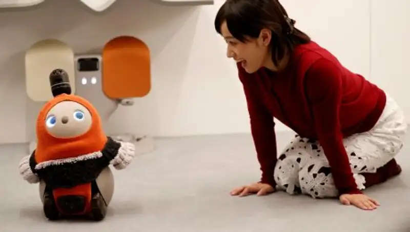 В Японии создали робота-пингвина, который следит за детьми