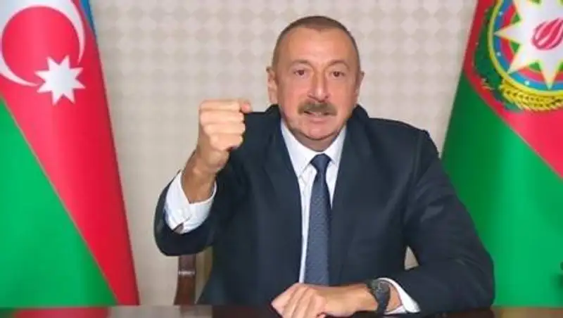 Алиев заявил, что в конфликте в Карабахе поставлена точка