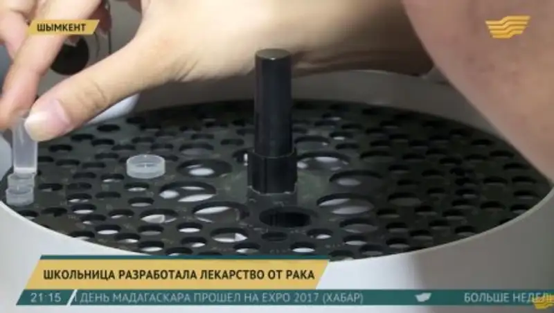 В Шымкенте школьница вывела формулу для лечения рака 