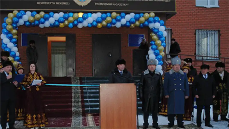 Накануне Дня Независимости в Акмолинской области открыли новое здание полиции