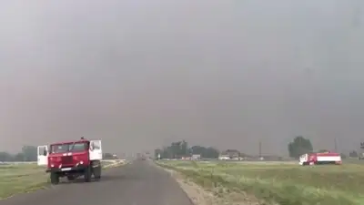 тушение пожара, фото - Новости Zakon.kz от 12.06.2023 00:24